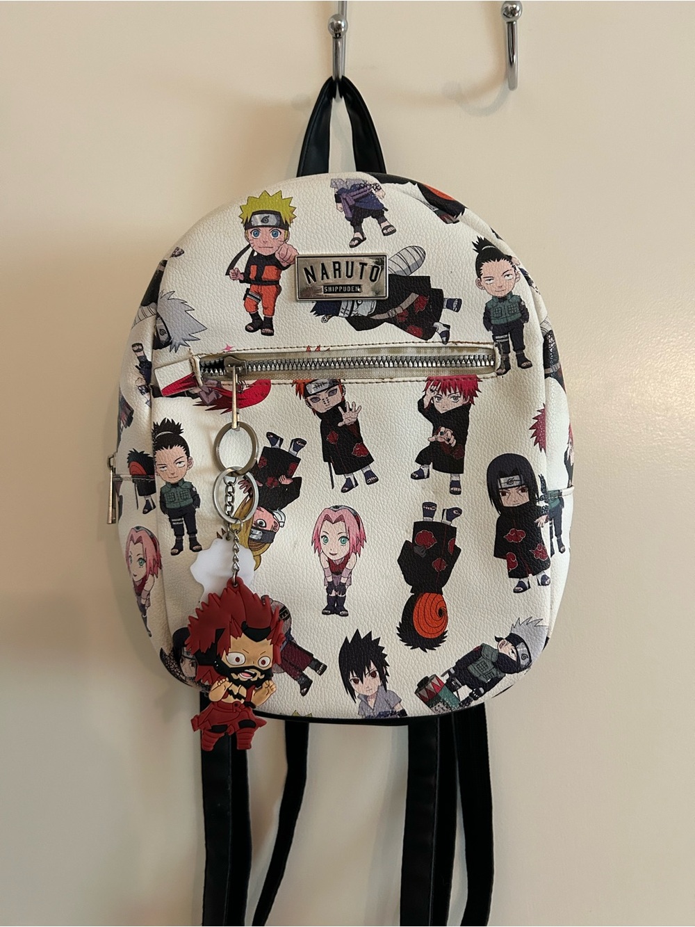 Bioworld Naruto Chibi Character White Mini Backpack